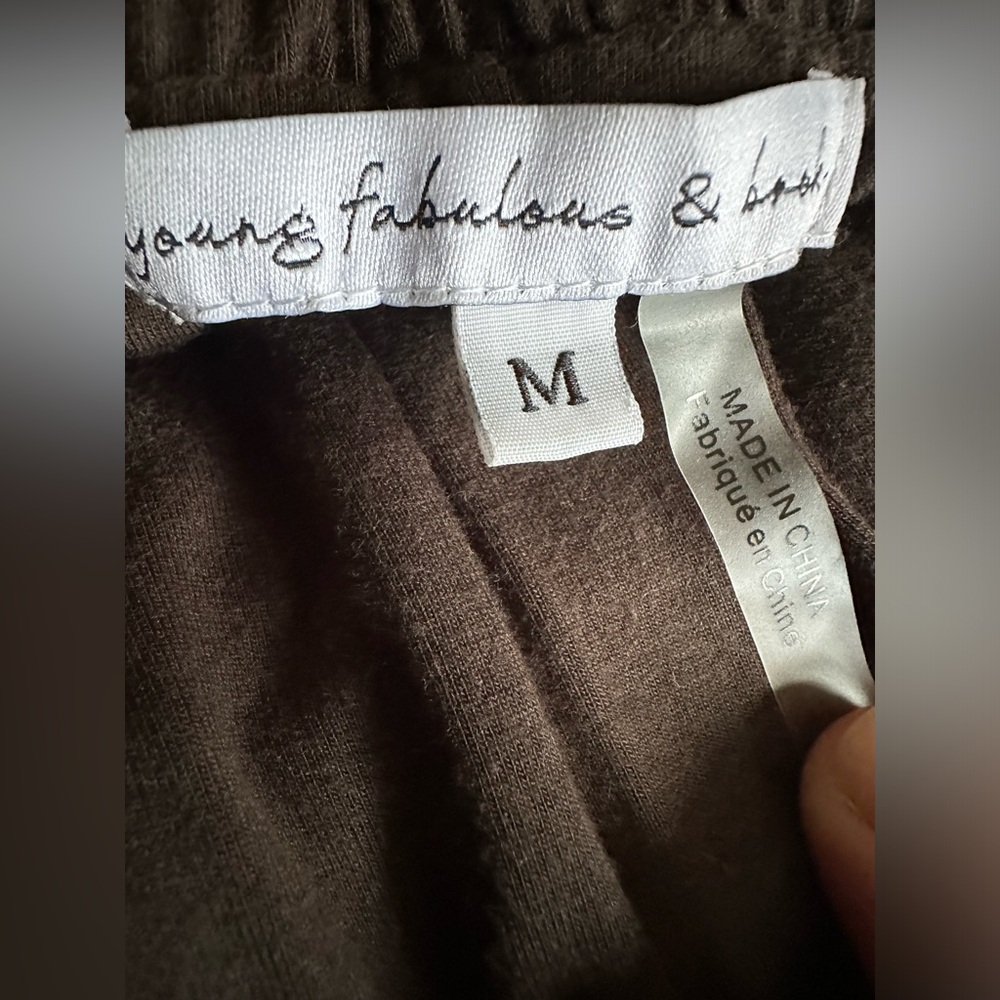 Young Fabulous & Broke Reece Olive Green & Black Tie Dye Strapless Jumps… - Picture 6 of 8